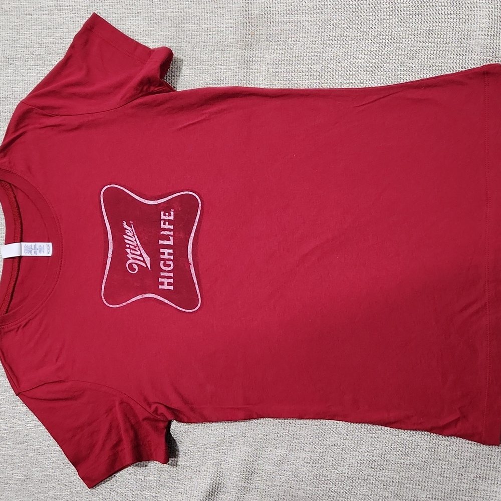 Vintage Y2K Miller Women's Short Sleeve Bella Tee - Size Medium (Jr's)